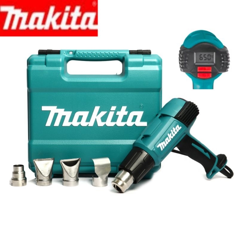 MAKITA HG6530VK เครื่องเป่าลมร้อน​ดิจิตอล กำลังไฟ 2,000 วัตต์ ของแท้100%