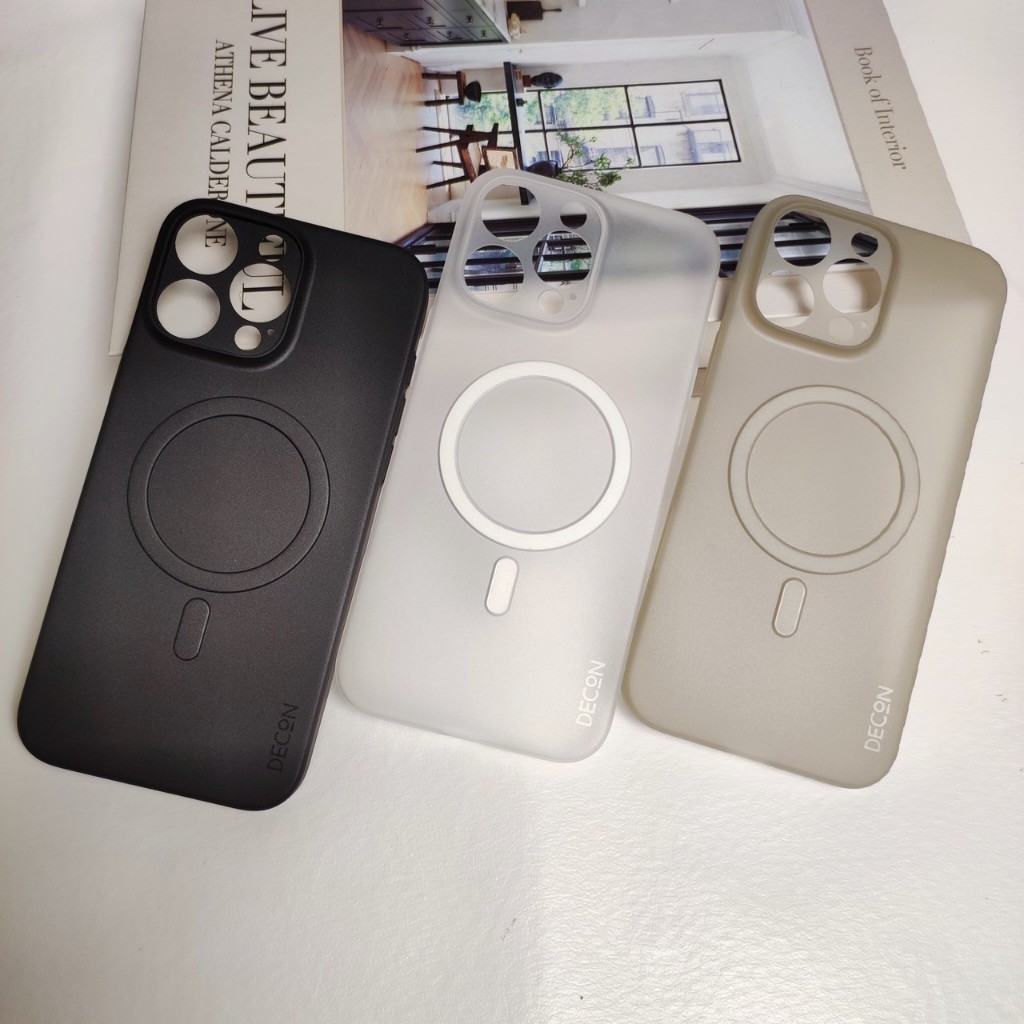 DECON DC03-UA Case Ultra Slim Mag เคสบาง 0.3mm ชาร์จแม่เหล็ก เคสสำหรับiphone 16 Promax /16Pro /16Plu