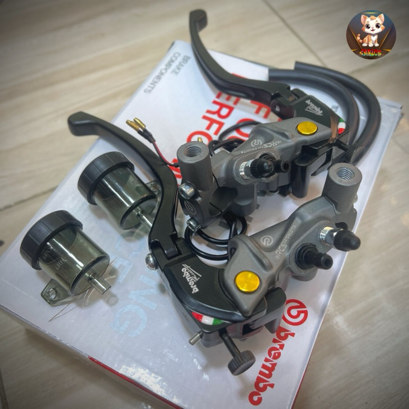 ปั้มปั้มคู่ งานตัวเหมือนสุด หมุดทองเหลืองปั้ม+ปั้ม ปั้มคู่ซ้ายขวาใส่ XMAX PCX FORZA NMAX ใส่รถไฟฟ้าไ