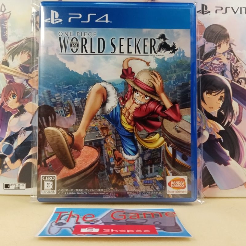 (PS4)​ เเผ่น​เกมส์​ PS4​ -​ PS5​ one piece world seeker (English)​ ภาษาอังกฤษ​ ZONE2​