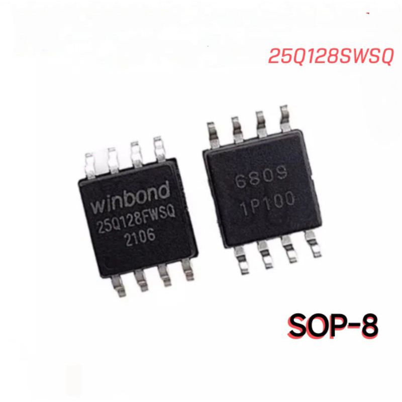 1Pcs W25Q128FWSIQ W25Q128FWSQ 25Q128FWSQ1.8V 128M-BIT
SERIAL FLASH MEMORY WITH 
DUAL/QUAD SPI & QPI