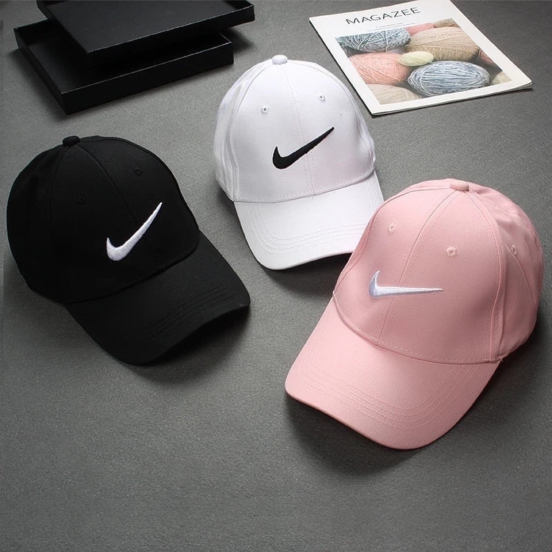 หมวก Nike พร้อมส่ง มาพร้อมป้าย Tag และถุงใส่ หมวกแก๊ป หมวกเบสบอล หมวกลำลองสไตล์เกาหลี ปรับขนาดได้