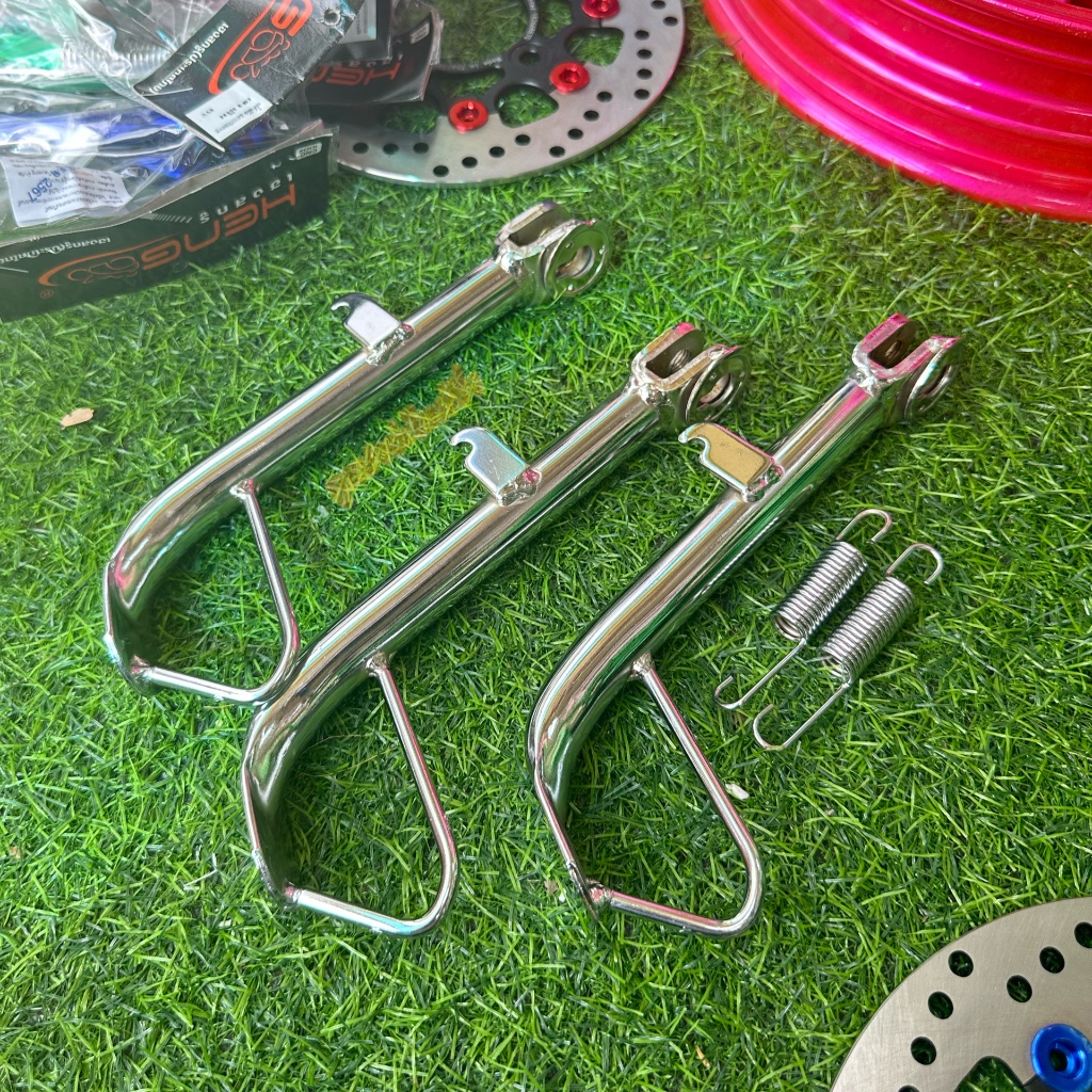 ￼ขาตั้งข้าง Lead125 หลีด/ Giorno จีออโน่ พร้อมสปริง ขาตั้งเดิมชุป(หนาแข็งแรงใช้ได้นาน) Motorcycle มอเตอร์ไซค์