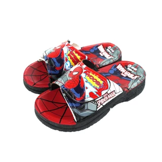 รองเท้าเด็ก สไปเดอร์แมน Spiderman แบบสวม ปรับขนาดได้ ลายการ์ตูน รองเท้าแตะ เด็กผู้ชาย ลิขสิทธิ์แท้ Kenta SD457