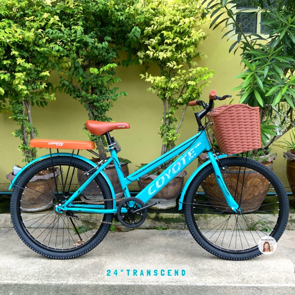 เบาะท้ายนิ่ม รถจักรยาน 24นิ้ว TRANSCEND Sport MTB สปอร์ต จักรยาน จักรยานผู้ใหญ่ จักรยานแม่บ้าน