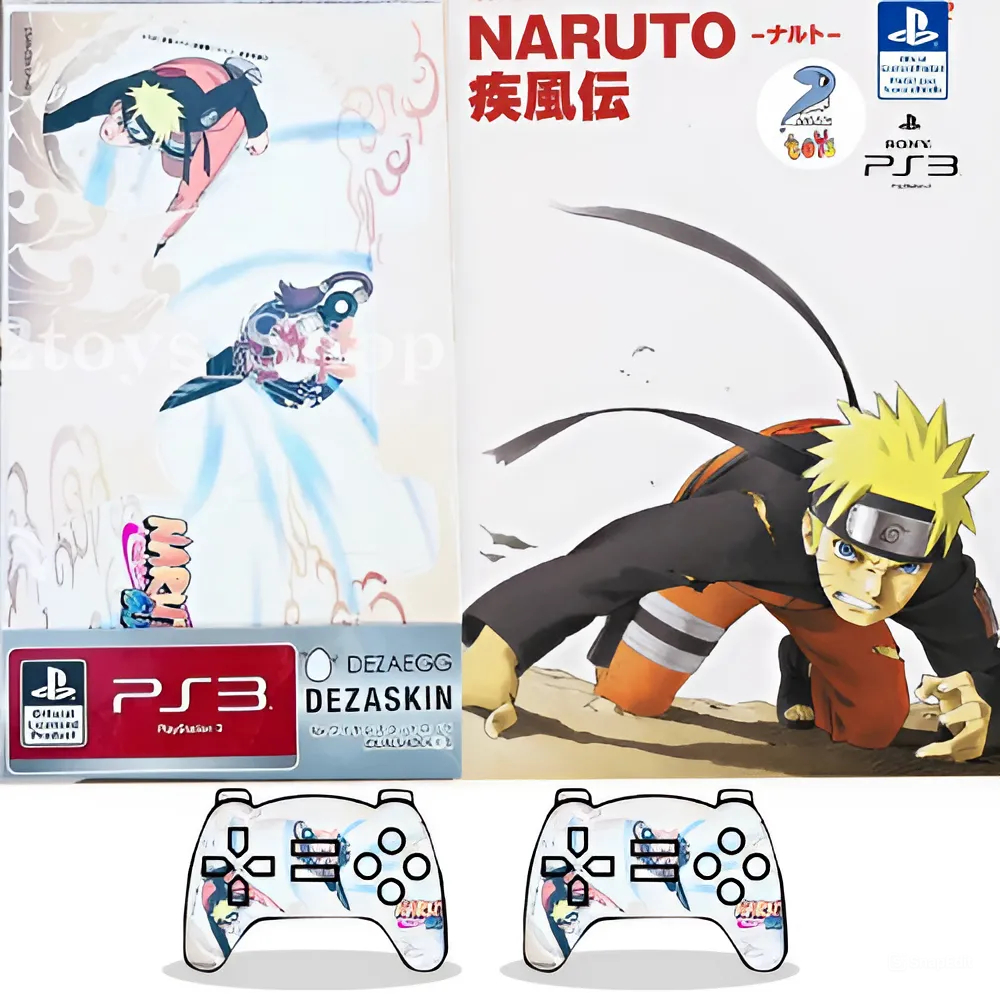 สติกเกอร์จอย สติกเกอร์กันรอย จอย ตัวเครื่อง PS3 Slim จอยสติ๊กควบคุม ของแท้