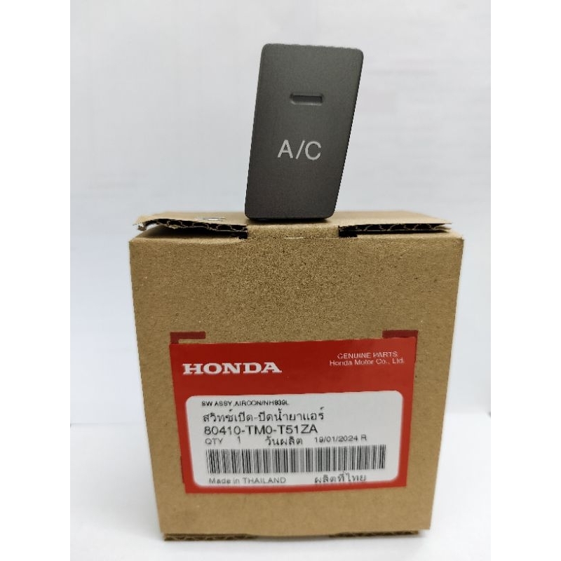 Honda สวิทซ์ปรับแอร์ City 12 ของแท้เบิกศูนย์ 80410-TM0-T51ZA