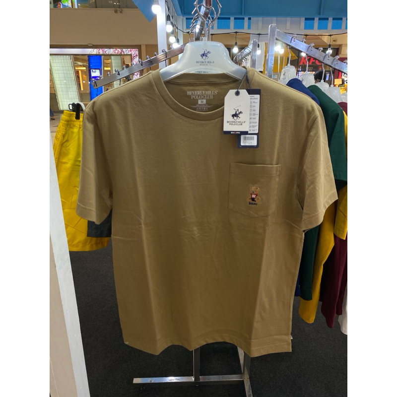 พร้อมส่ง BEVERLY HILLS polo club เสื้อยืด มีหลายสี ใส่ได้ชายหญิง cotton100% เนื้อผ้านุ่มเบาใส่สบาย ราคาเต็ม 1090 บาท