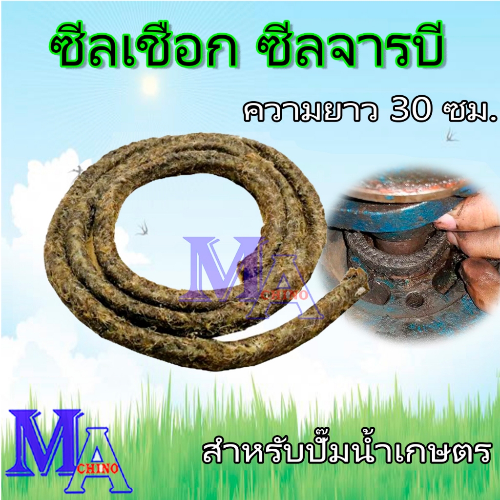 ซีลเชือก ปั๊มชัก ปั๊มหอยโข่ง ปะเก็นเชือก (หมัน)