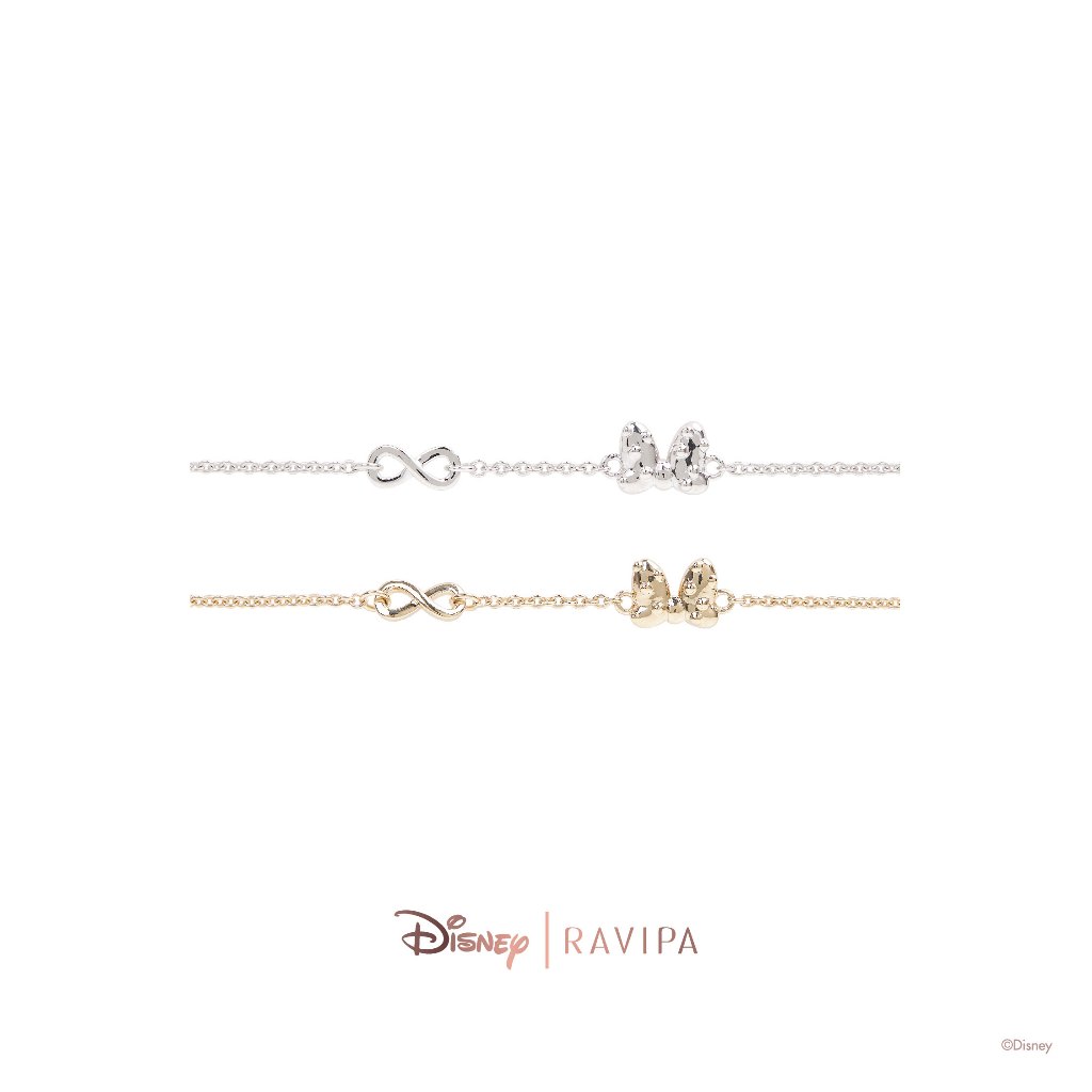Ravipa | Minnie Bow Infinity Chain Bracelet