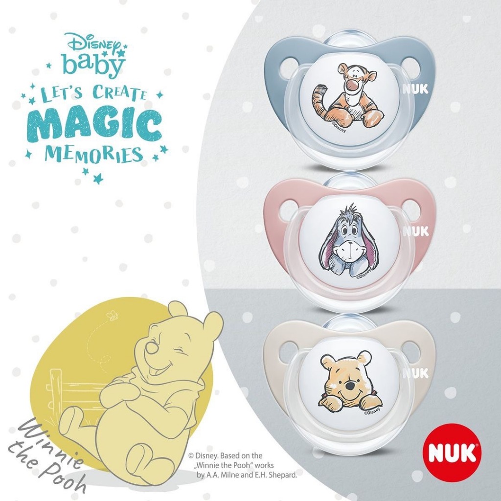 💥พร้อมส่ง💥  จุกหลอก NUK Disney 6-18 เดือน แพคคู่ และแบ่งขายแบบ 1 ชิ้น Made in Germany
