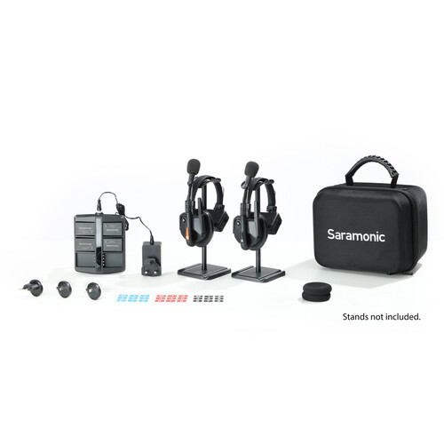 Saramonic Witalk9 SE Intercom  Full-Duplex Wireless Intercom System with Single-Ear Headsets 2.4GHz 