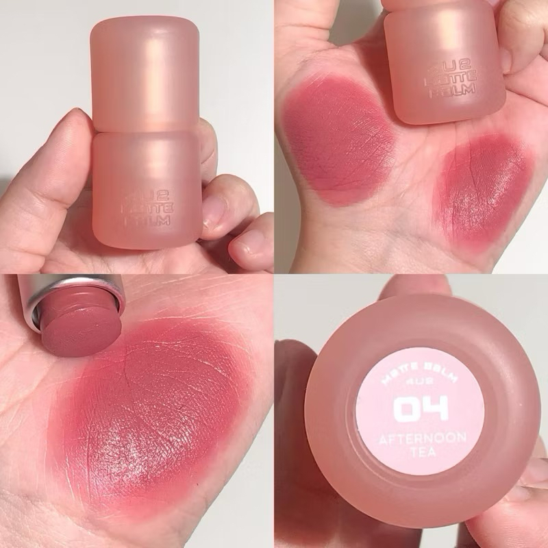 4U2 ออกลิปบาล์มแมทมาใหม่ เนื้อดีมากก เป็นฟีล velvet กำมะหยี่ สีชัด นุ่มฟู กลบสีปากคล้ำมิด ติดทน มีทั้งหมด 14 เฉดสี - รูปที่ 5