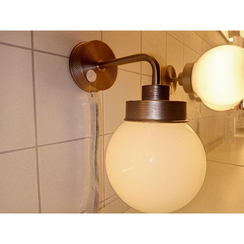 IKEAshopping IKEA FRIHULT ฟรีฮุลท์ โคมไฟติดผนัง, เพดาน สีสแตนเลส