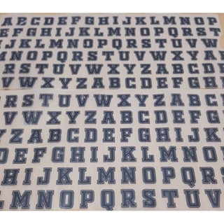 Abc*สติ๊กเกอร์ตัวอักษรภาษาอังกฤษ A-Z ขนาดสินค้า1.8เซนติเม็ตร…