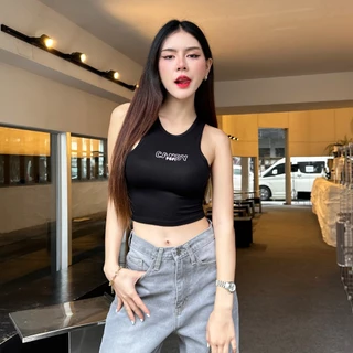 🌈SpinnyHouse🌈เสื้อกล้าม ผ้าเรย่อน สกรีนลายน่ารัก 🐰 ทรงสวยเก็บทรงดี ผ้าบางใส่สบาย พร้อมส่งทุกสีค่า รุ่น กล้ามCandypop
