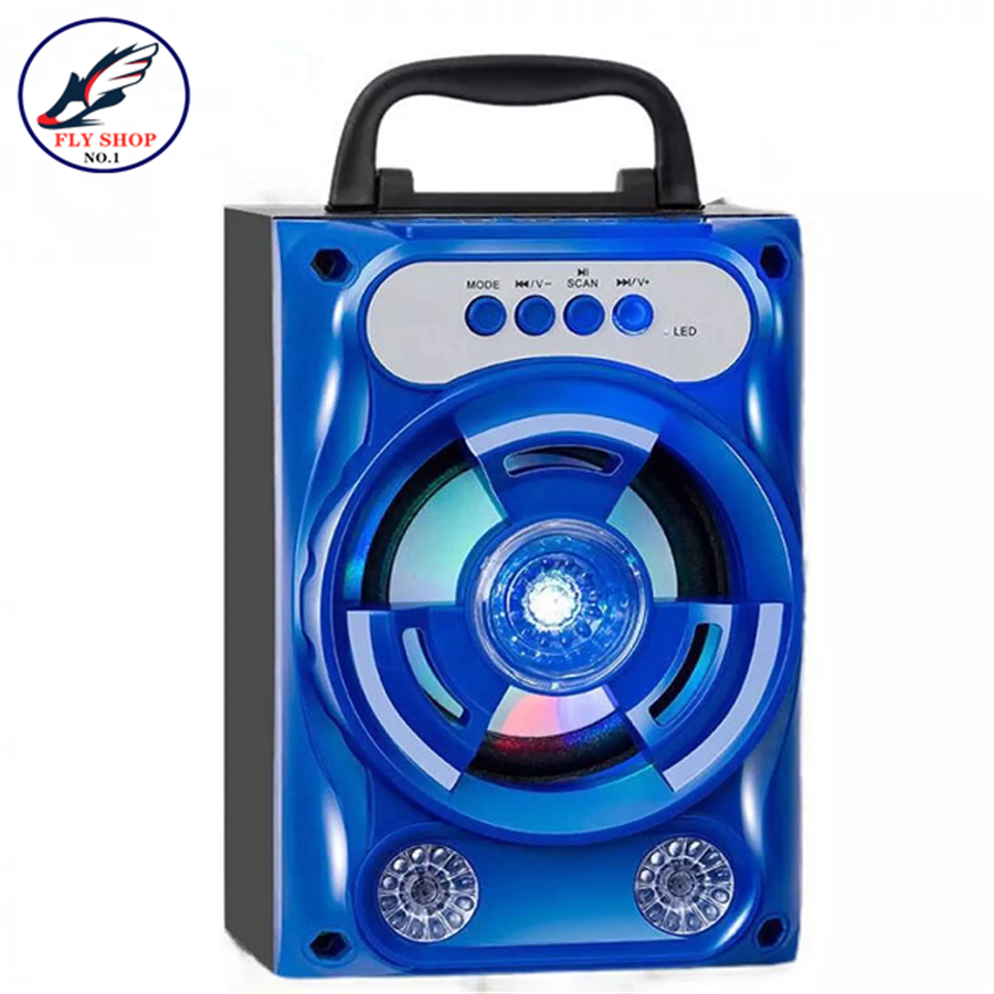 FLY SHOP-ลำโพงบลูทูธไร้สาย,ซับวูฟเฟอร์ (รองรับไมโครโฟน,บลูทูธ,USB,การ์ดTF,วิทยุ)
