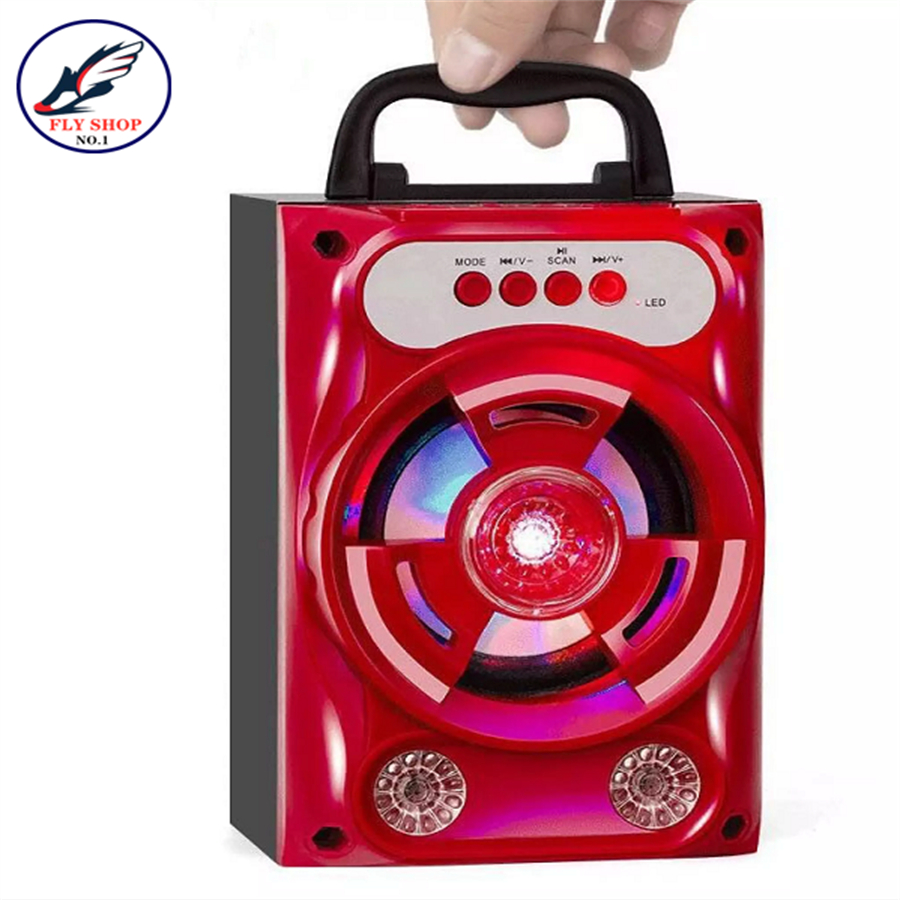 FLY SHOP-ลำโพงบลูทูธไร้สาย,ซับวูฟเฟอร์ (รองรับไมโครโฟน,บลูทูธ,USB,การ์ดTF,วิทยุ)