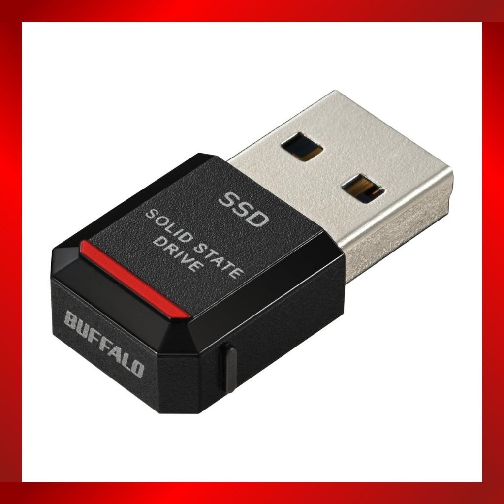 BUFFALO External ultra small compact portable SSD / PS5 / PS4 compatible【Direct from Japan】