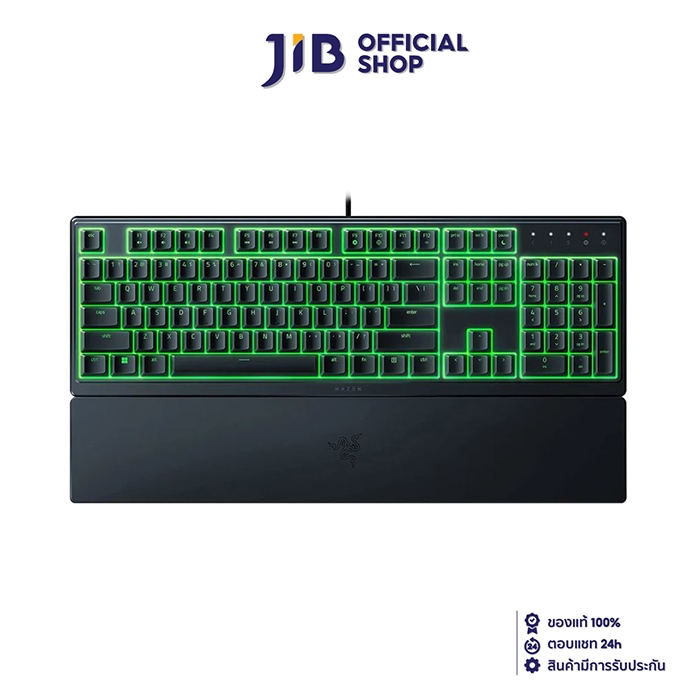 KEYBOARD (คีย์บอร์ด) RAZER ORNATA V3 X (BLACK) (MEMBRANE - RGB -EN/TH)