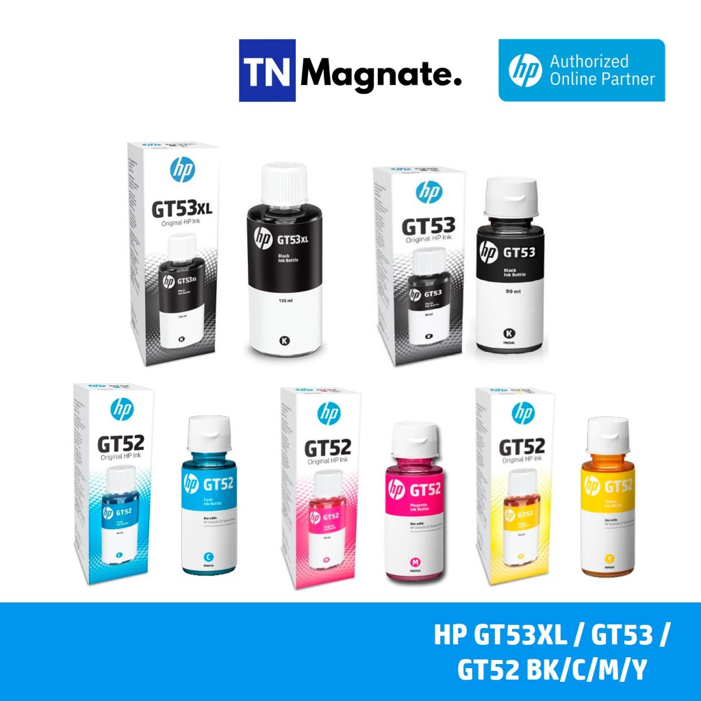ส่งฟรี [หมึกเติม] HP GT53 / HP GT53XL / HP GT52 - 1ขวด (เลือกสี)