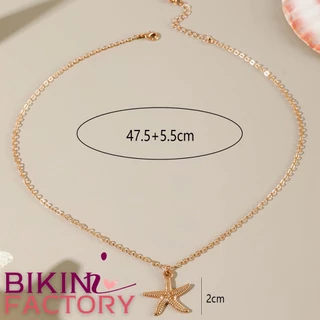 BIKINI FACTORY เครื่องประดับ สร้อยคอลูกปัดฟิวทะเล สร้อยคอแฟชั่น 👑มีหลายแบบ สินค้าพร้อมส่ง SET-BK006