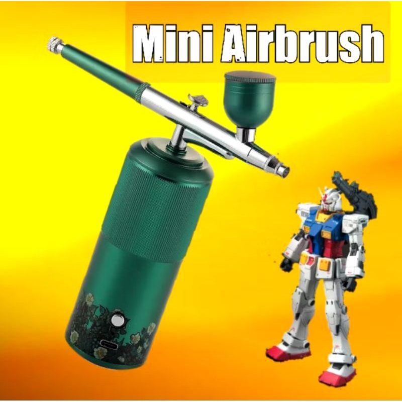 KKmoon airbrush ชุดแอร์บรัชพ่นสี ขนาดเล็ก  แต่งหน้าเค้ก แต่งเค้ก แต่งหน้า (สินค้าพร้อมส่ง)