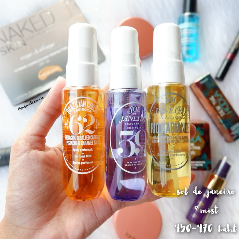 พร้อมส่ง! [มีหลายกลิ่น] ❤️ sol de janeiro brazilian crush™ cheirosa mist 30ml/90ml