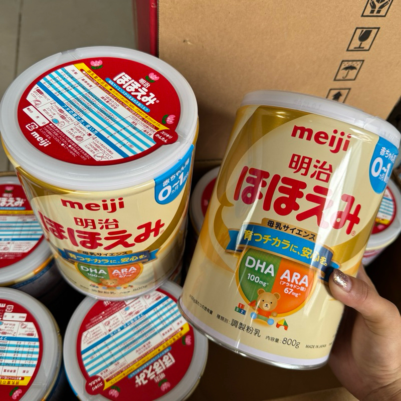 พร้อมส่ง ⭐️นมผงเด็กญี่ปุ่น Meiji Hohoemi 0-12 เดือน 🎌🍼