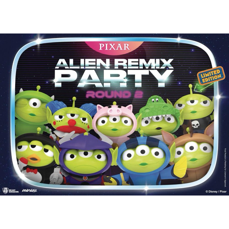 [ Pre-order 15-20วัน+- ] Toy Story Alien Remix Party Round 2