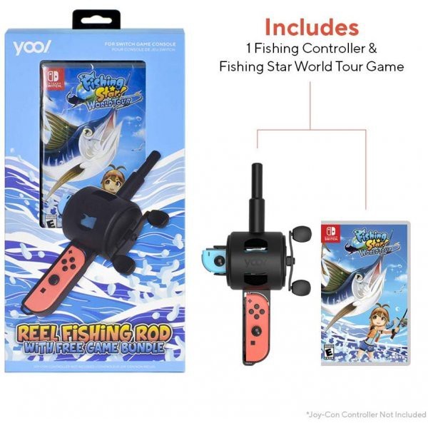 Nintendo Switch™ Yool Reel Fishing Rod Bundle With Fishing Star World Tour (By ClaSsIC GaME)