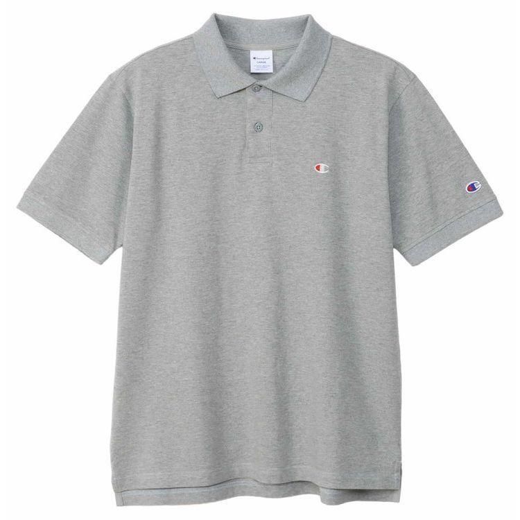 CHAMPION POLO SHIRT-เสื้อโปโลสำหรับผู้ชาย#C3-Z358-070