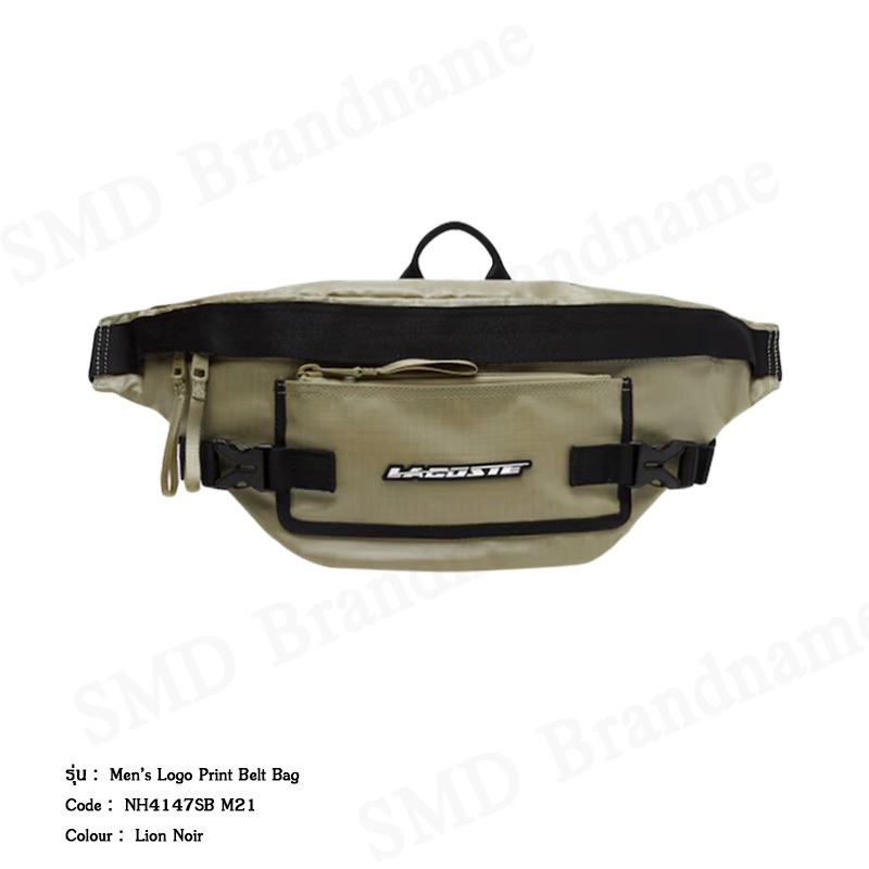 Lacoste กระเป๋าคาดเอว รุ่น Men’s Logo Print Belt Bag Code: NH4147SB M21