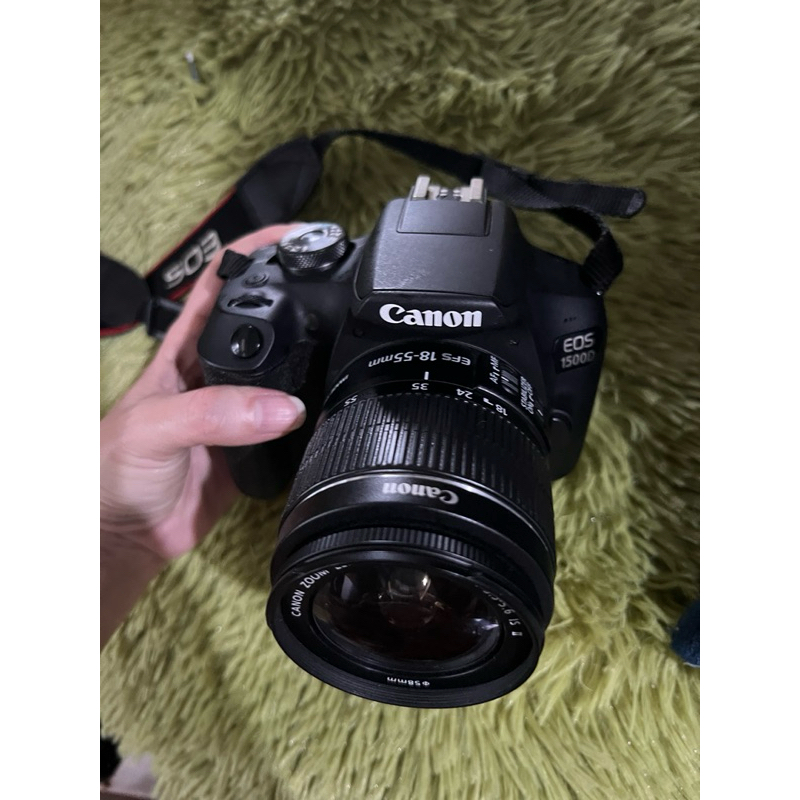 กล้อง canon 1500D พร้อมเลนส์ 18-55mm มือสอง