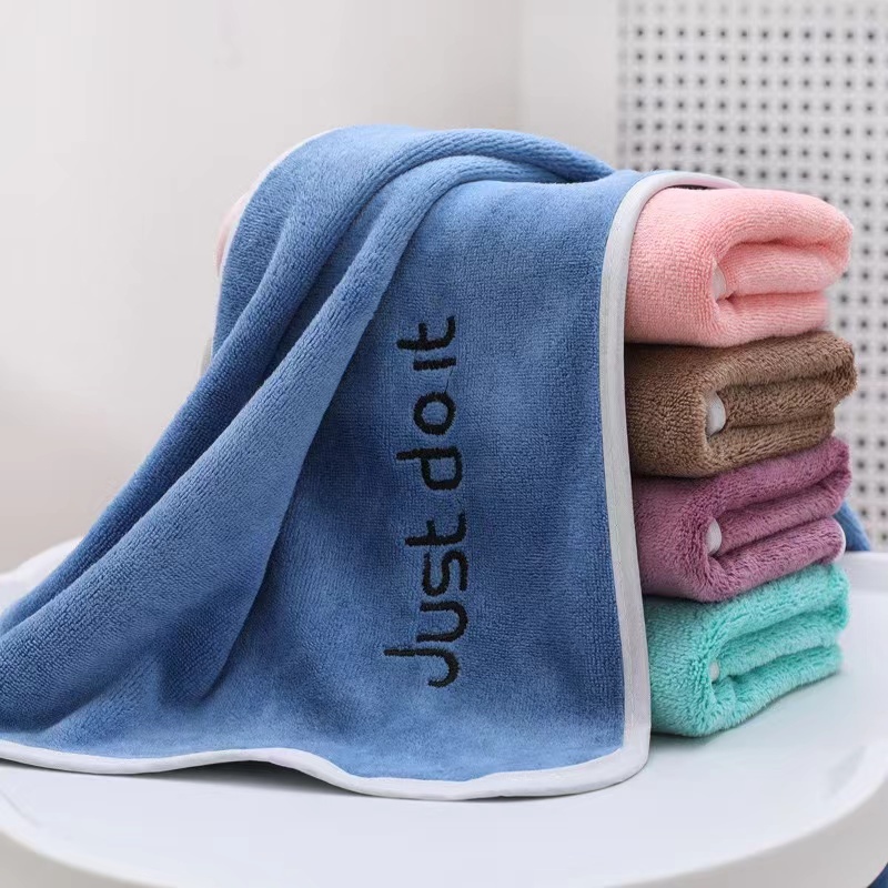 พร้อมส่ง:ผ้าขนหนู เกรดโรงแรม Cotton 100% หนานุ่มฟู ซับน้ำดีเยี่ยม ขนาด 70x140 cm.ราคาส่ง