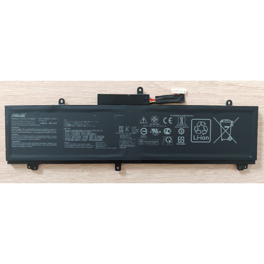 ✨ แบตเตอรี่โน๊ตบุ๊ค For Asus C41N1837 ASUS ROG Zephyrus GA502 GA502D GA502DU GA502GU