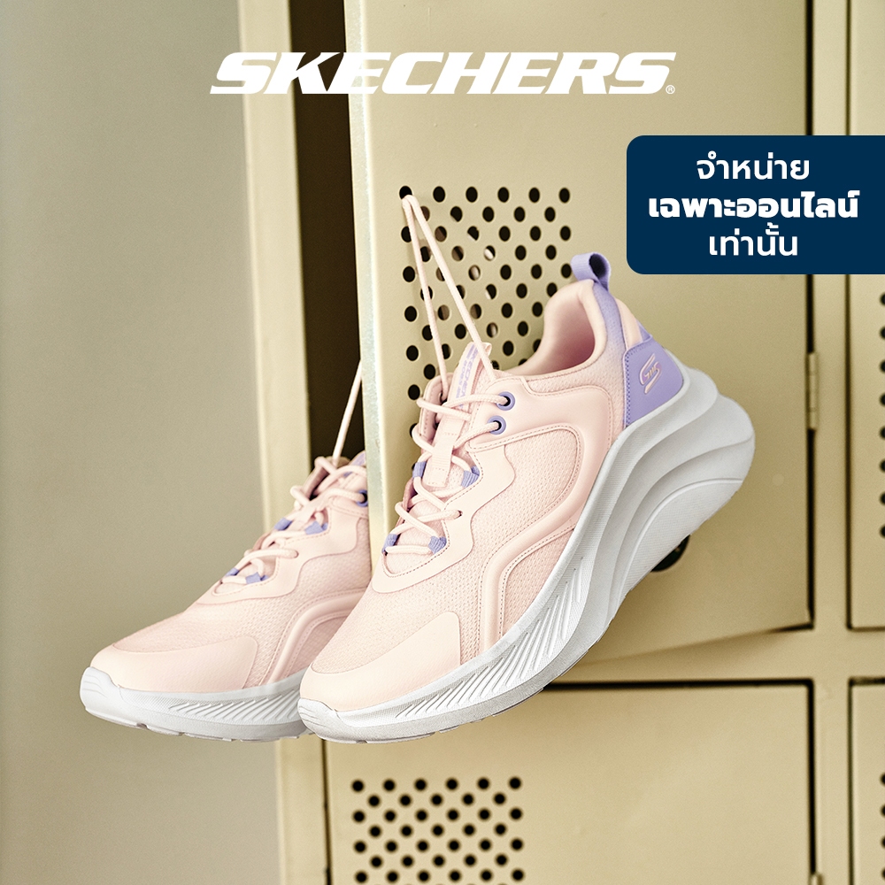 Skechers สเก็ตเชอร์ส รองเท้าผู้หญิง Women Online Exclusive Bobs Chaos HI Bobs Sport Shoes - 117519-LTPK - Memory Foam