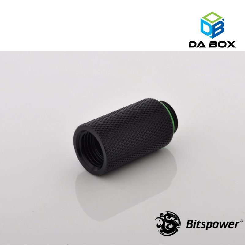 Bitspower G1/4" Matt Black IG1/4" Extender - 30MM (2 PCS.)