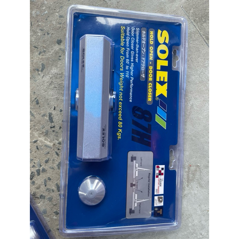 SOLEX โช๊คอัพประตู แบบตั้งค้าง (แผง) 87H รับบานประตุได้ 80กก.