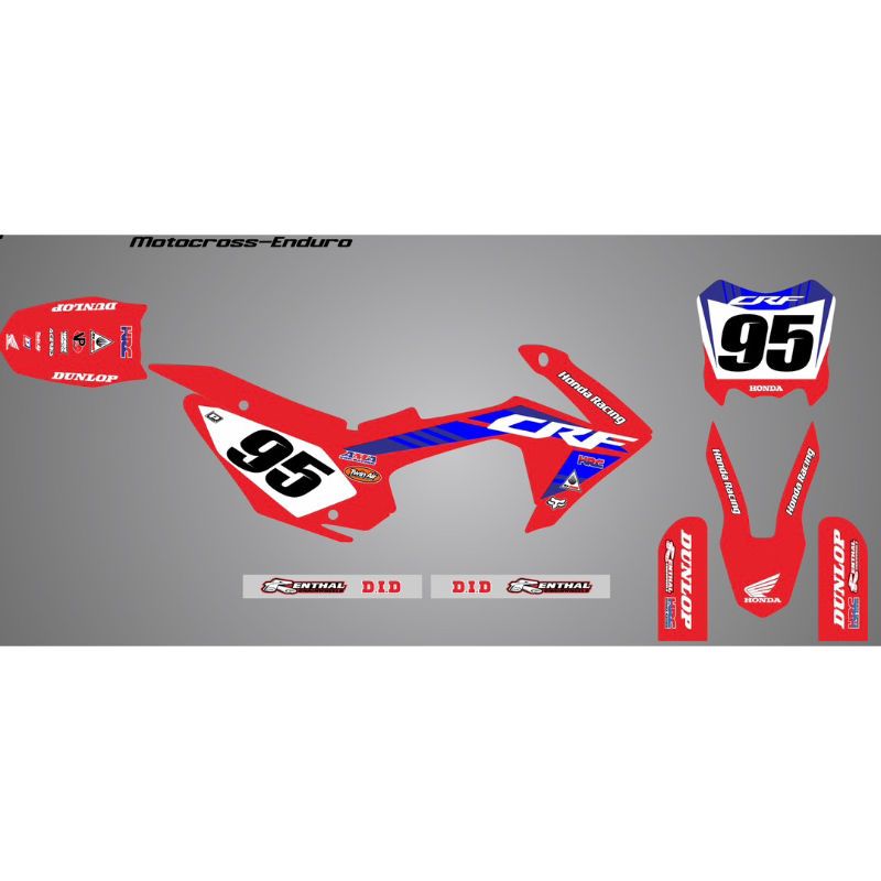 สติกเกอร์crf110ตัวหนางานแท้ เลข95