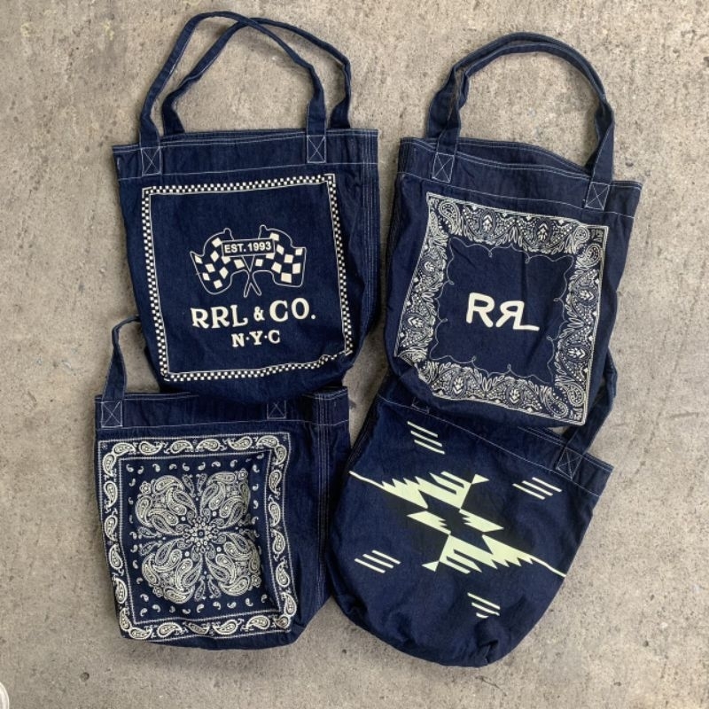 กระเป๋า RRL Demim Tote Bag.