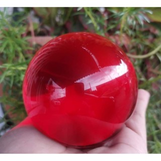 ส่งฟรี!! ดวงแก้วนาคราช สีแดง ขนาด 10 ซม.