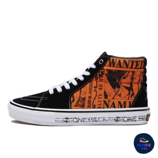 [ของแท้ ส่งฟรี PRE-ORDER] VANS SKATE SK8-HI - ONE PIECE WANTED NAMI ORANG