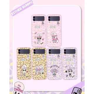 ••พร้อมส่ง/ของแท้•• Esther bunny leopard hard case zflip4