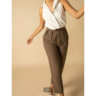 Vintage Cigg Trouser size xxs สี cedar brown