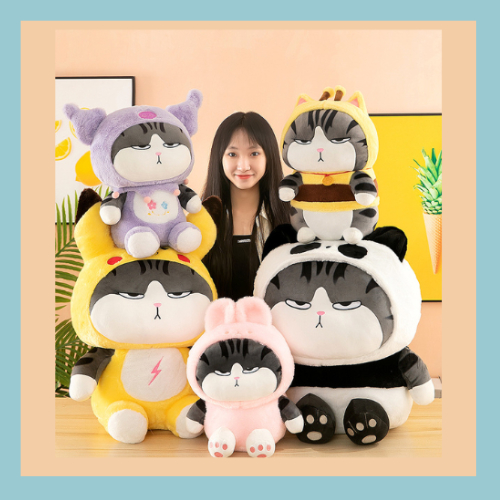 ตุ๊กตาแมวจักรพรรดิ แปลงร่าง 35CM 45CM 60CMน่ากอดสุดๆ เขียนการ์ดอวยพรได้ ของขวัญวันเกิด ของขวัญวันครบรอบ ของขวัญวันปัจฉิม