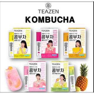 ของแท้พร้อมส่ง TEAZEN Kombucha 1กล่อง10ซอง