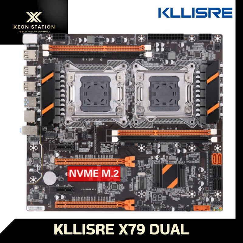 ⭐️ เมนบอร์ด X79 ⭐️ KLLISRE X79 DUAL