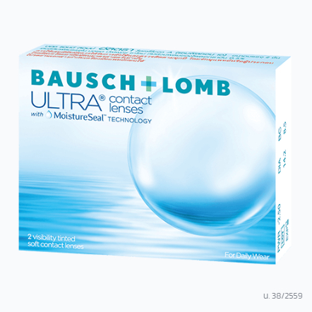 💰ใช้โค้ดเงินคืน 15%ได้ ราคาถูกกว่า💰 Bausch & Lomb Ultra คอนแทคเลนส์ใส รายเดือน 1 คู่