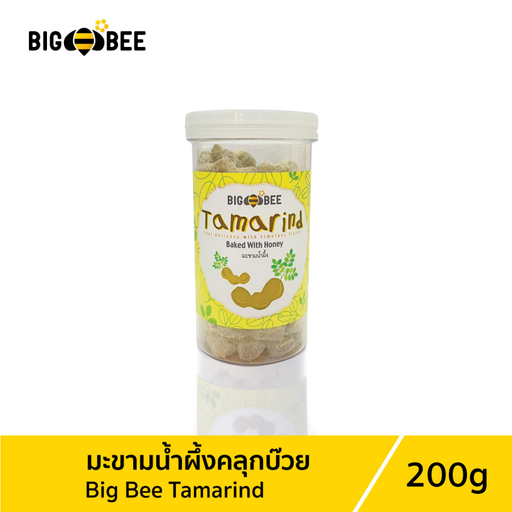 Big Bee Tamarind 200g มะขามน้ำผึ้งคลุกบ๊วย ตราบิ๊กบี ขนาด 200กรัม